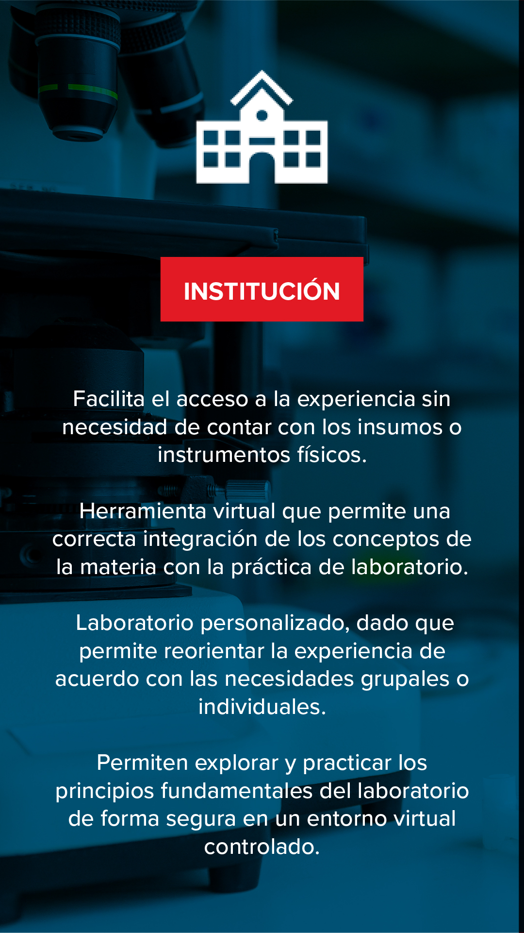 Principales beneficios para las instituciones Principales beneficios para las instituciones