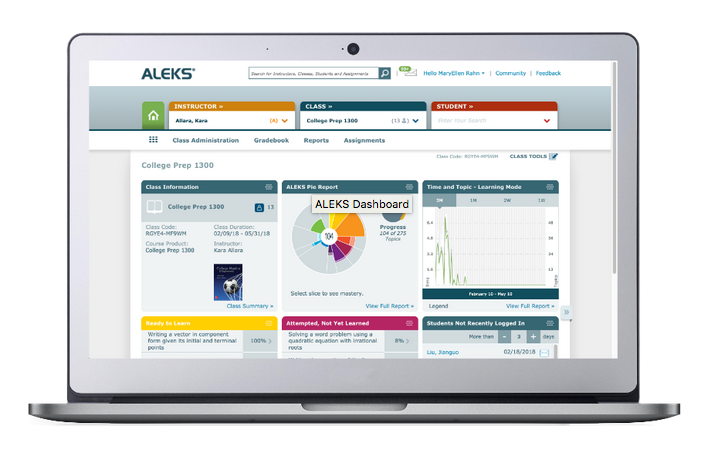 ALEKS - Sistema de Aprendizaje Adaptativo Online ALEKS - Sistema de Aprendizaje Adaptativo Online