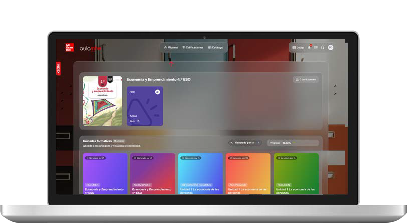 Imagen muestra generador recursos complementarios IA