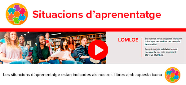 Situacions d`aprenentatge Situacions d`aprenentatge